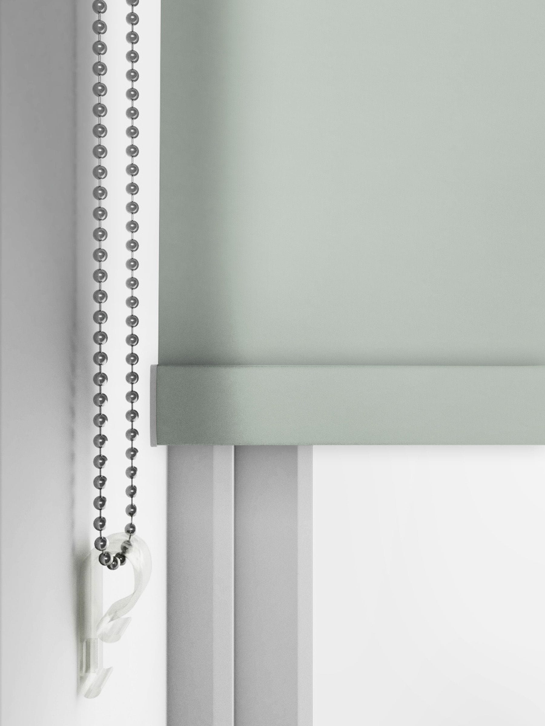 Next Spa Green Glow blackout roller blind (British brand)