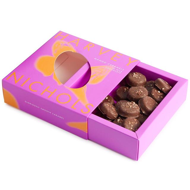 Harvey Nichols Mango Caramels in Milk Chocolate 125g   125g