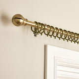 Argos Home brass extendable curtain pole 110cm-300cm - British product