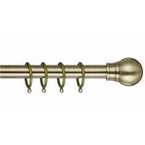 Argos Home brass extendable curtain pole 110cm-300cm - British product