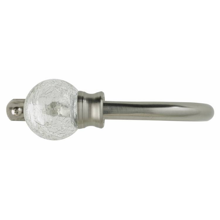 Argos Home Cora crackle ball curtain holdbacks metallic, 2 pack 20cm, imported from the UK