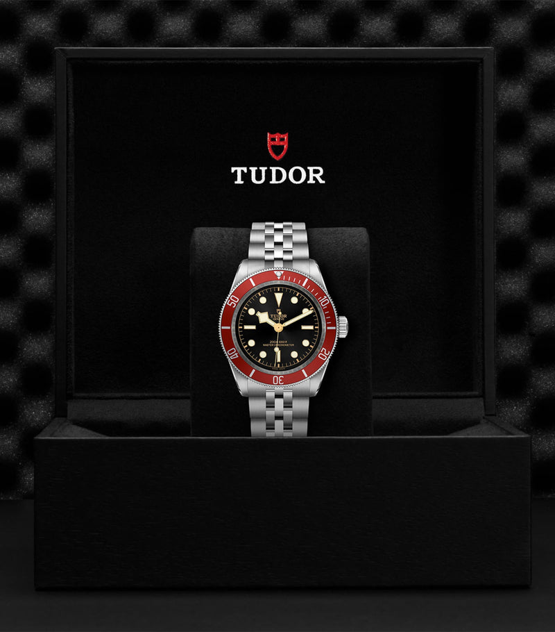 Tudor Black Bay stainless steel watch 41mm (British brand)