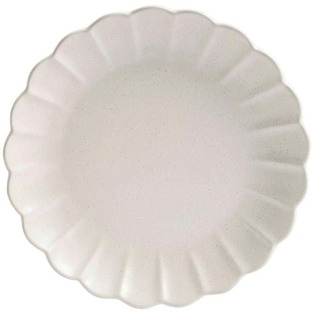 M&S Scallop Dinner Plate Natural GOODS M&S   