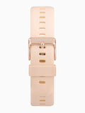 Smart Watch with Pink Silicone Strap, Rose Gold Case, 1.1-inch Display, IP67 Water Resistant