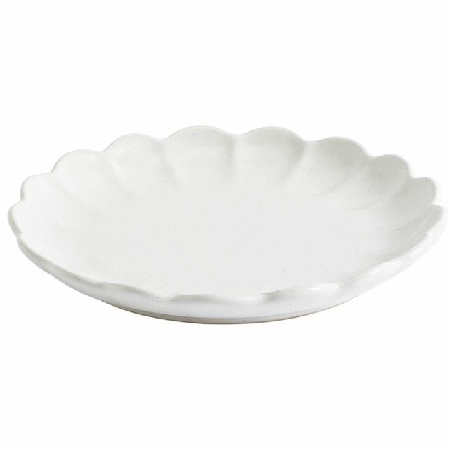 M&S Scallop Side Plate Natural GOODS M&S   