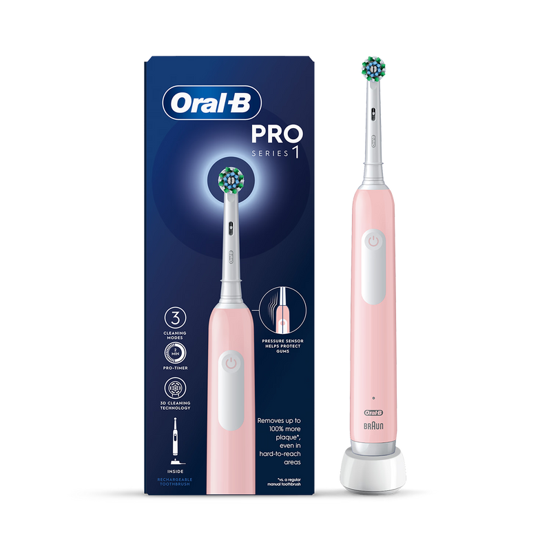 Oral-B Pro Series1 rechargeable toothbrush pink (British brand)