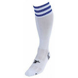 Precision Kids Pro Football Socks (12 -2) GOODS Superdrug White/Royal Blue  