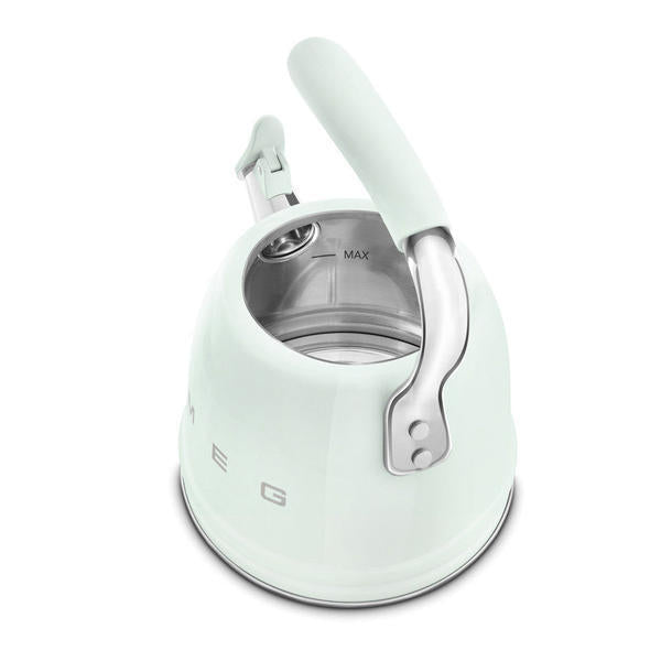 Smeg WKF01, TSF03 Stovetop Kettle and 4 Slice Toaster in White
