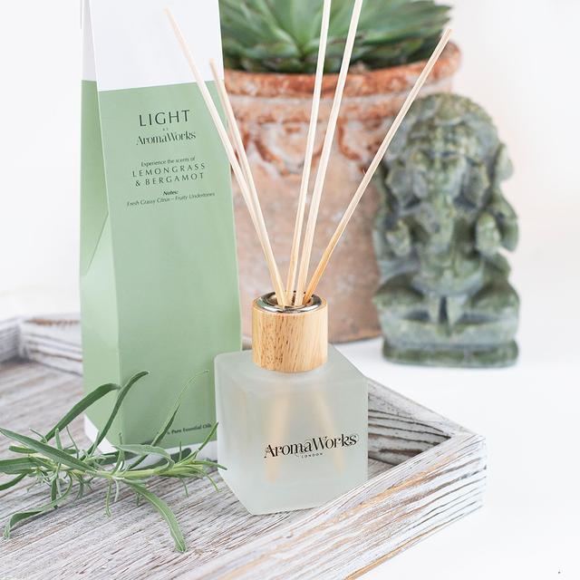 AromaWorks Reed Diffuser Lemongrass & Bergamot   100ml GOODS M&S   