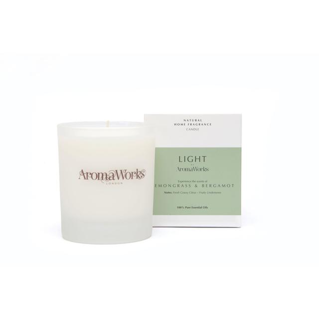 AromaWorks Candle Lemongrass & Bergamot GOODS M&S   