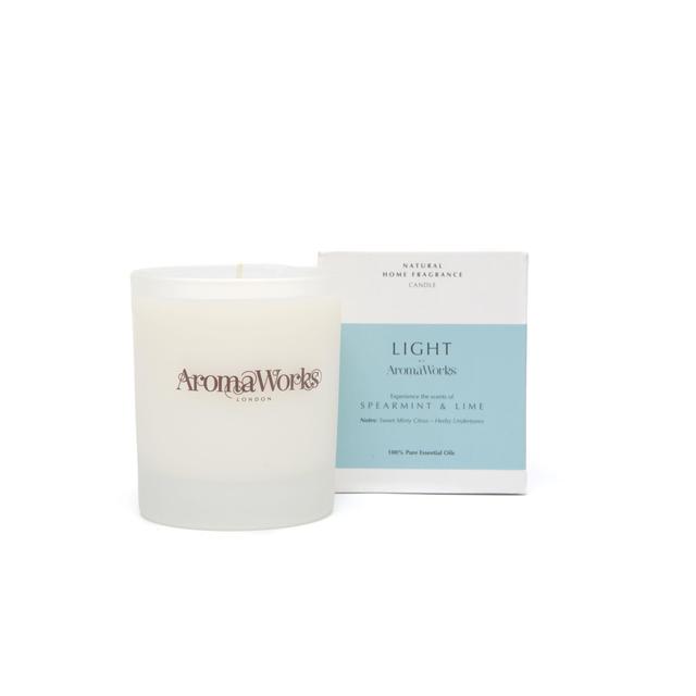 AromaWorks Candle Spearmint & Lime GOODS M&S   