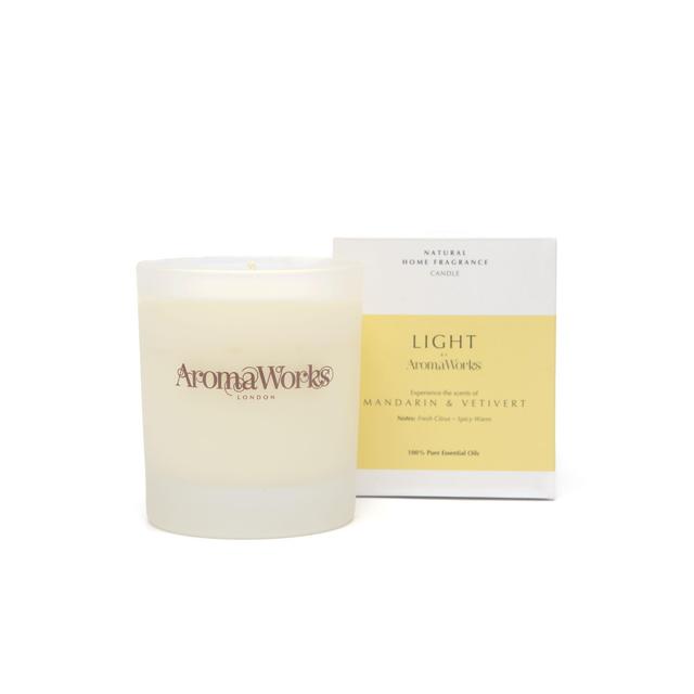 AromaWorks Candle Mandarin & Vetivert