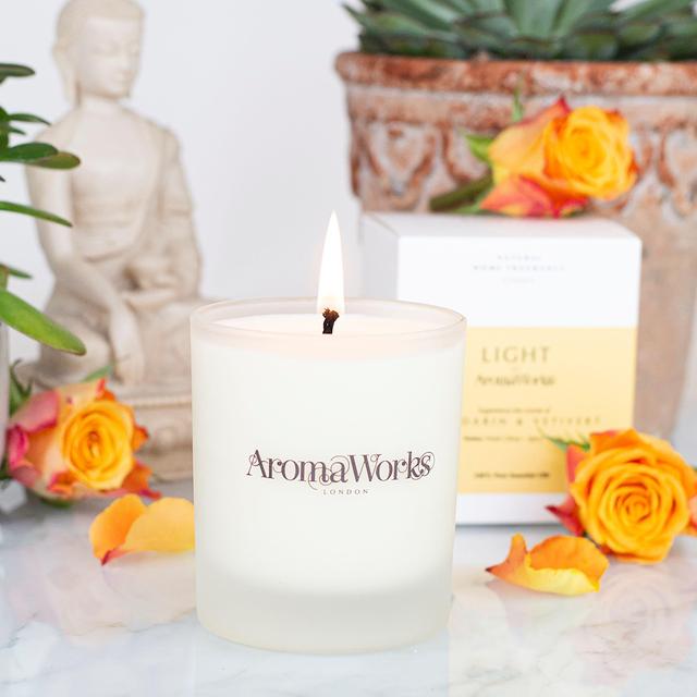 AromaWorks Candle Mandarin & Vetivert GOODS M&S   