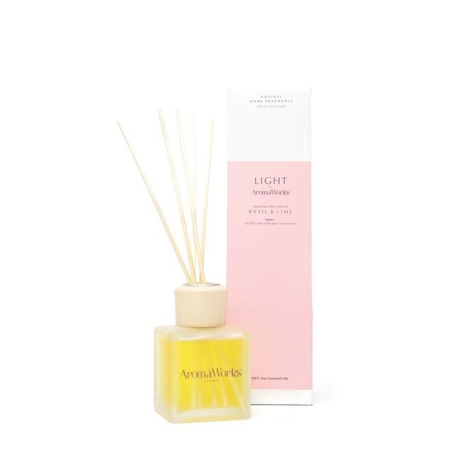 AromaWorks Reed Diffuser Basil & Lime   100ml