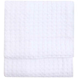 M&S Collection Pure Cotton Large Waffle Throw One Size Soft White GOODS M&S   