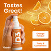 Vivanta Nutrition Vitamin D Spray 3000IU Orange Flavour 60ml, imported from the UK