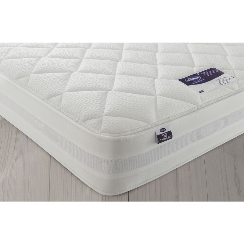 Silentnight Knightly Memory Kingsize 2 Drawer Divan Set-Grey