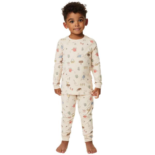 M&S Peter Rabbit PJs 2-6 Years Cream