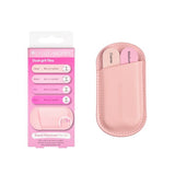 Brushworks travel manicure file set with four files and case, UK version
