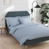 M&S Cotton Rich Duvet Cover King (5FT)  Chambray GOODS M&S   