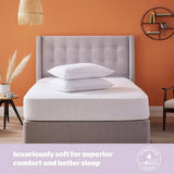 Silentnight soft like down pillow 2-pack (British brand)