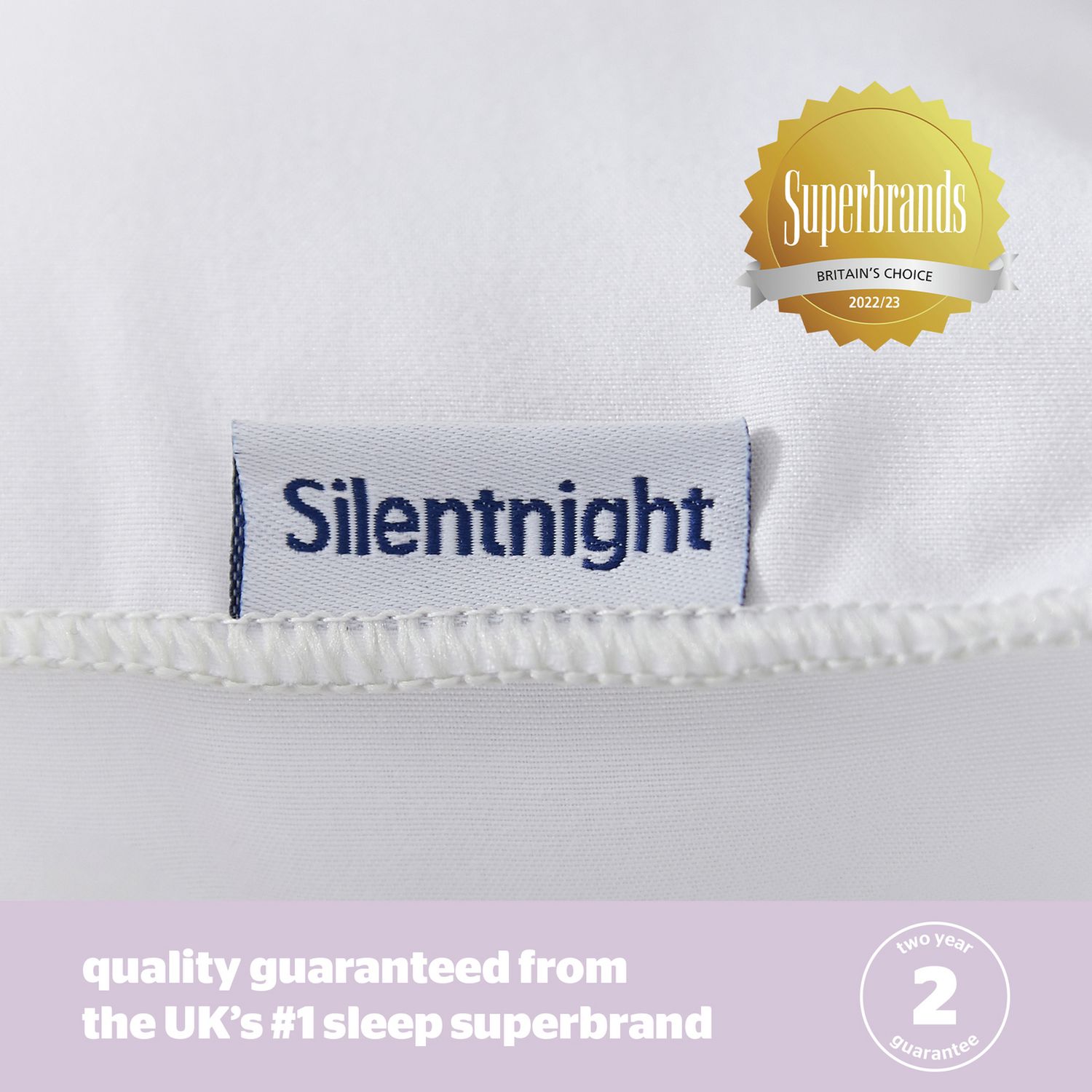 Silentnight soft like down pillow 2-pack (British brand)