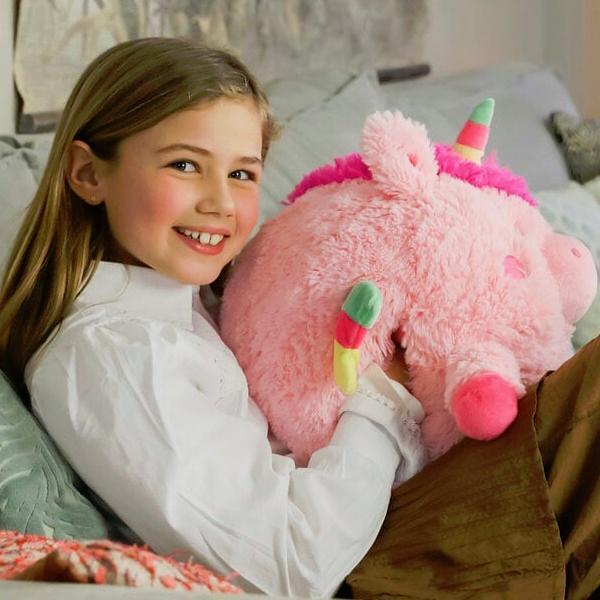 Cozy Noxxiez unicorn plush hand warmer cushion (British brand)
