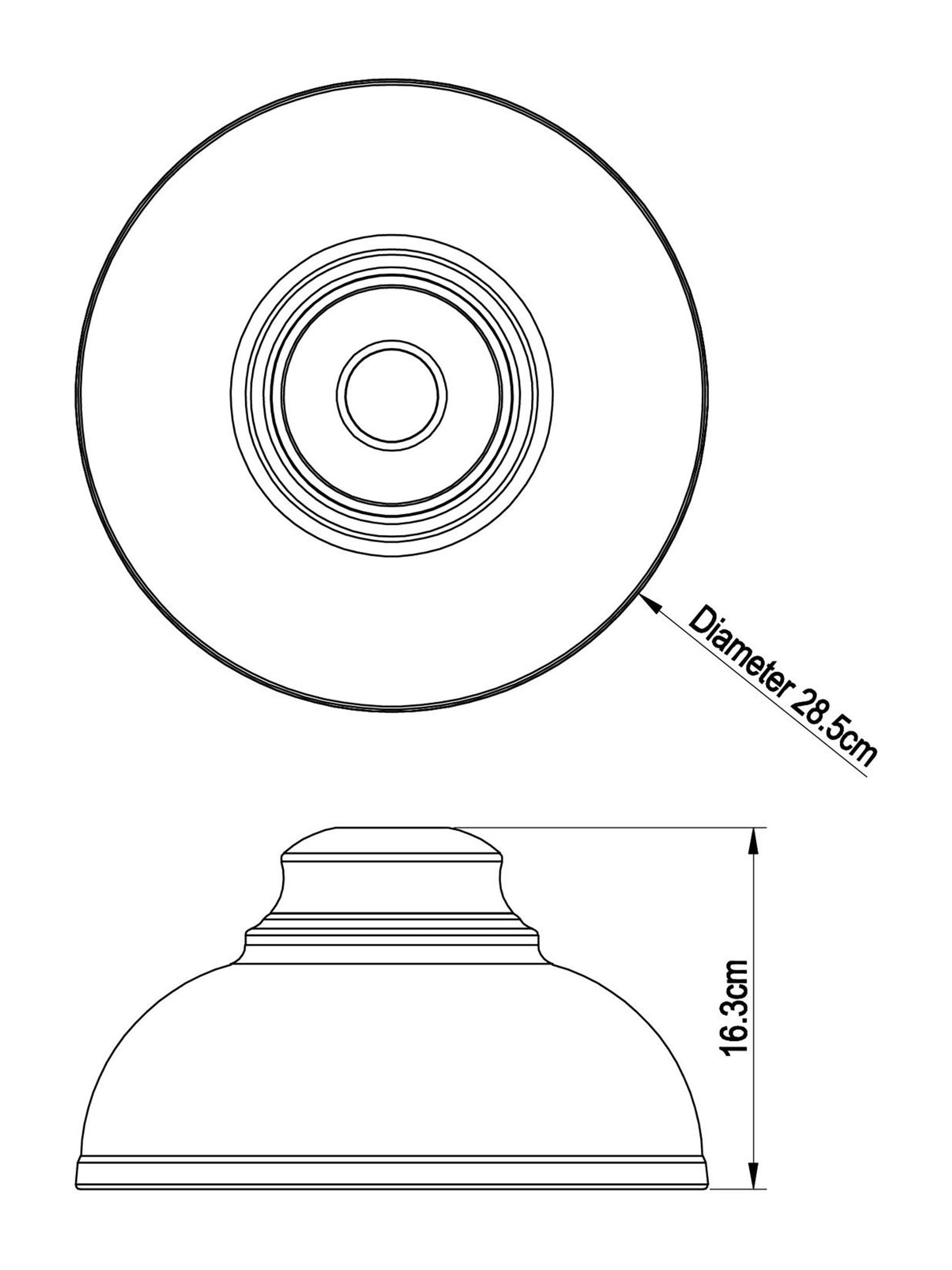 Copper Dixon pendant lamp shade easy fit 29cm, imported from the UK