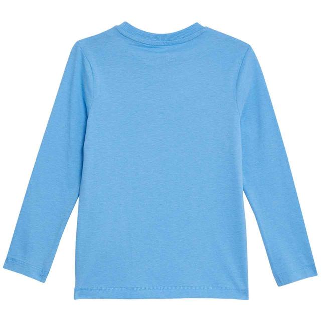 M&S Monster Graphic Top 5-6 Y Blue GOODS M&S   