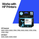 HP 304 original colour ink cartridge, UK version
