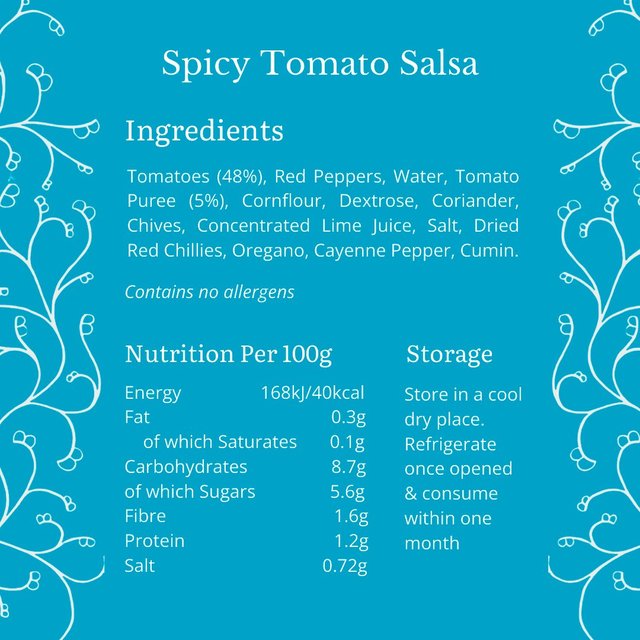 Bay's Kitchen Spicy Tomato Salsa   200g GOODS M&S   