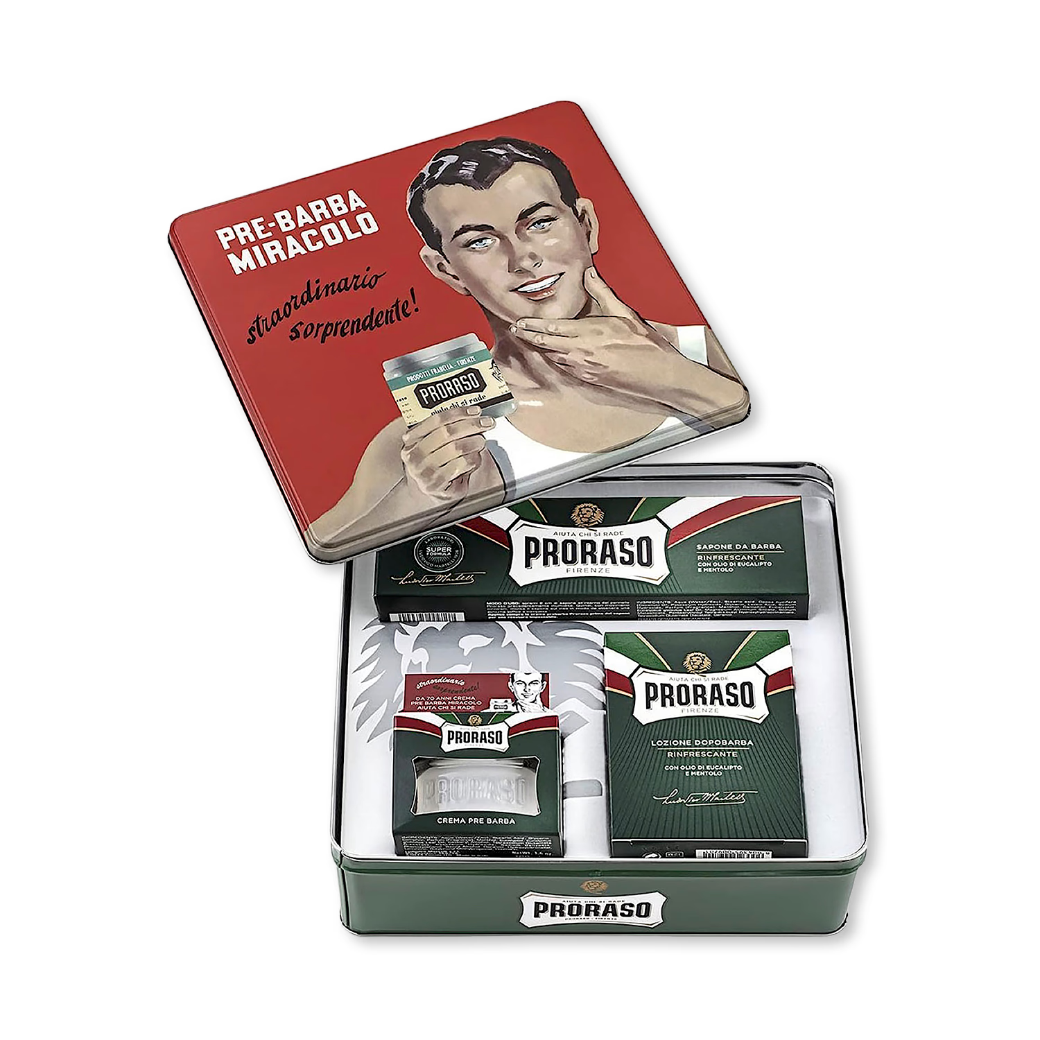 Proraso refreshing vintage gift set shaving kit (British brand)
