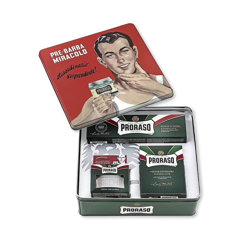 Proraso refreshing vintage gift set shaving kit (British brand)