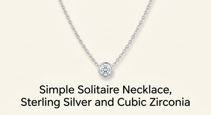 Cartier d'Amour 18ct white-gold 0.09ct diamond necklace, imported from the UK
