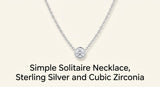 Cartier d'Amour 18ct white-gold 0.09ct diamond necklace, imported from the UK