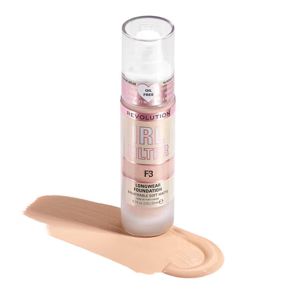 Revolution IRL Filter foundation F3 shade, imported from the UK