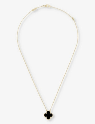 Van Cleef & Arpels onyx pendant necklace, imported from the UK