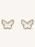 Van Cleef & Arpels Sweet Butterflies stud earrings 18ct - British product