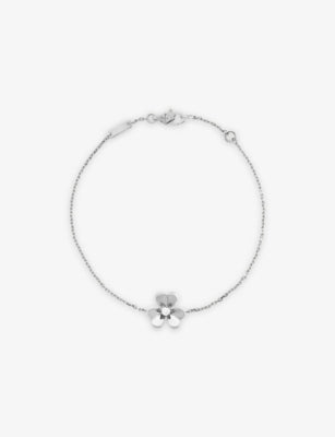 Van Cleef & Arpels Frivole white gold diamond bracelet 17.5cm (British brand)
