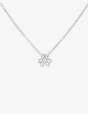 Van Cleef Arpels Frivole Mini diamond necklace 18ct white gold (British brand)