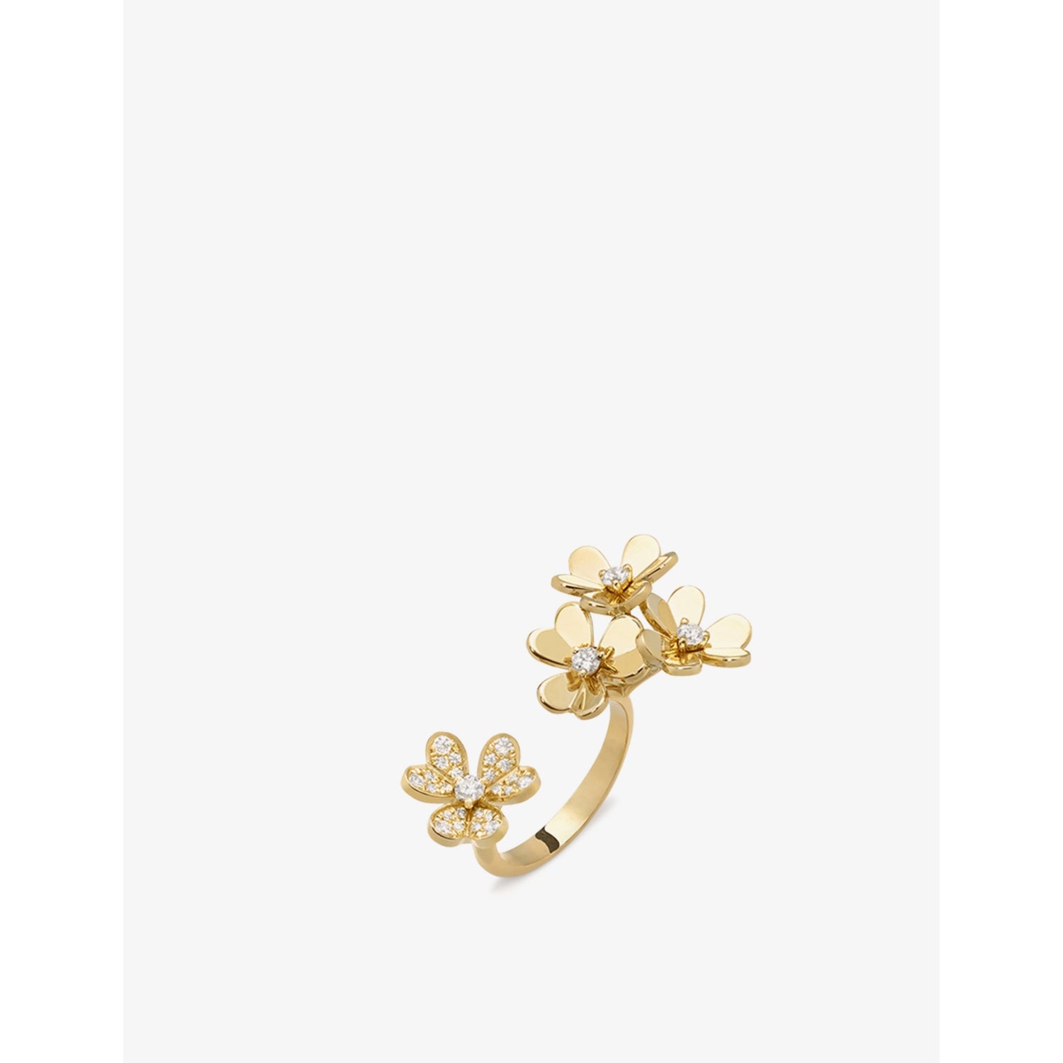 Frivole 18ct Yellow-Gold And Diamond Finger ring - M.5
