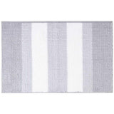 M&S Bobble Striped Bath Mat Silver Grey GOODS M&S   