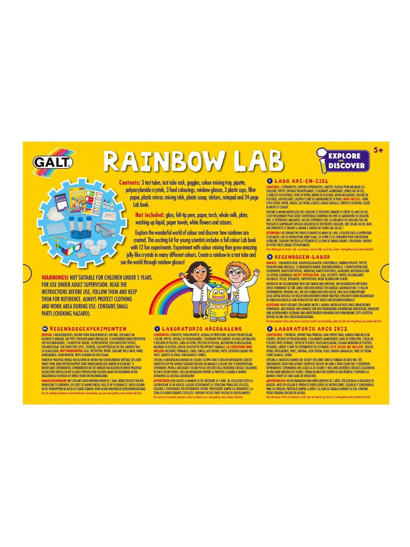Galt Spielzeug Multi Rainbow Lab Wissenschafts-Kit - Britisches Produkt