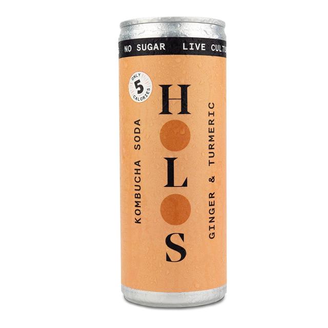 HOLOS Kombucha Soda Ginger & Turmeric   250ml GOODS M&S   