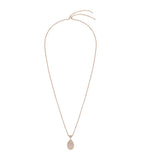Chaumet rose gold diamond pendant necklace (British brand)