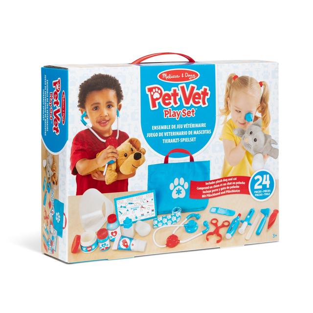 Melissa & Doug Examine & Treat Pet Vet Play Set