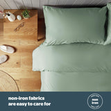 Silentnight Supersoft Sage Green Duvet Set - Double