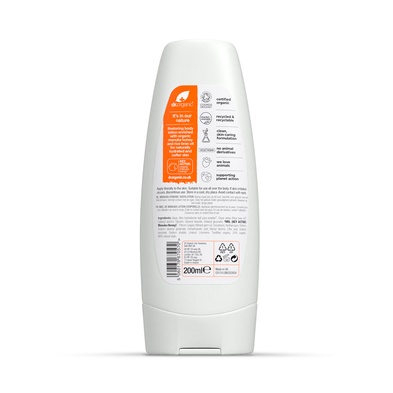 Dr Organic Manuka Honey Body Lotion 200ml - British product