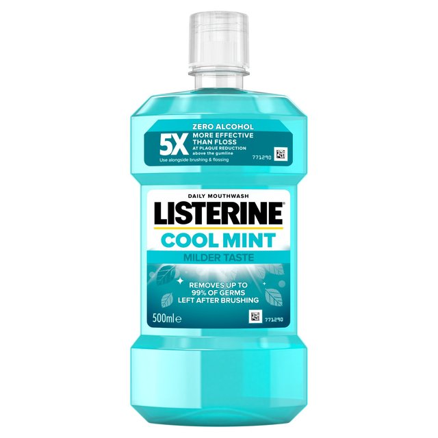 Listerine Cool Mint Milder Taste Mouthwash   500ml