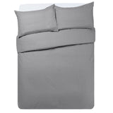 Habitat Easycare Plain Grey Bedding Set - Kingsize